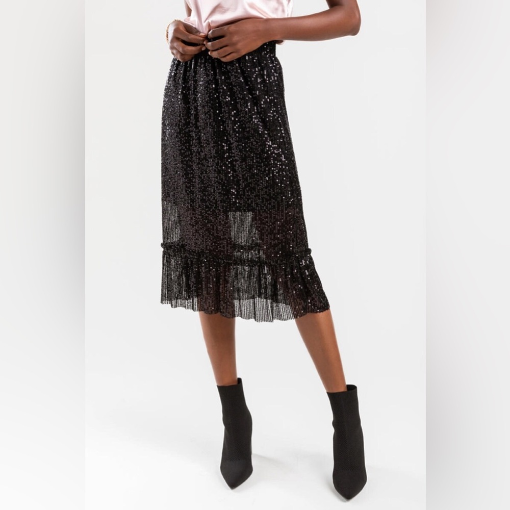 Francessa's sequins midi skirt